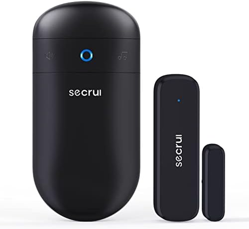 SECRUI Door Chime, Door Open Sensor Chime for Business/Home when Entering, Adjustable Volume, Easy installation, 400ft Range, 52 Chimes, M508+D7