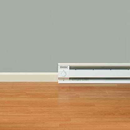 Cadet F Series Double Pole Built-In Baseboard Thermostat (Model: BTF2W, Part: 08734), 22 Amp, 120/208/240 Volt, White