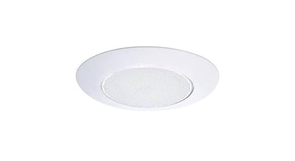 HALO 70PS Recessed Light Trim with Frosted Albalite Lens, White, 6 in.
