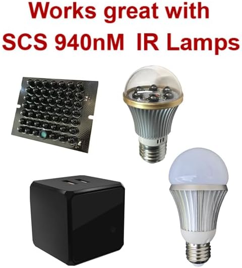SCS Enterprises WF-113: WiFi Camera Hidden in Power Outlet Extender Wall Charger, P2P Remote Viewing, Recording and Notification.