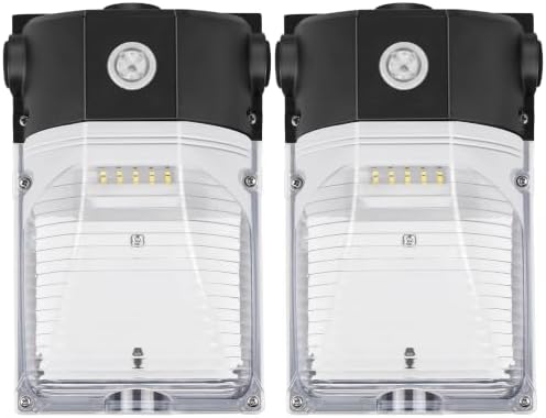 hykolity 30W LED Wall Pack Light with Dusk to Dawn Photocell, 3450LM 5000K