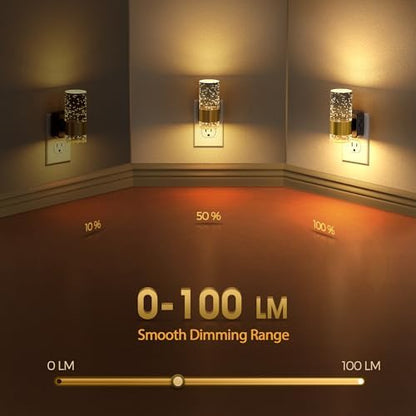 Briignite Night Light, Dimmable Night Lights Plug into Wall