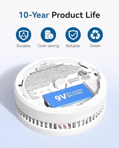 SITERWELL Smoke Detector, 10 Year Product Life Fire Alarm