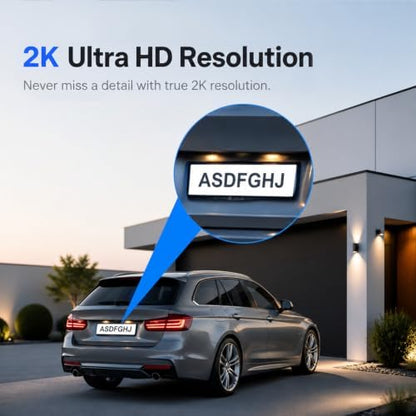 Security Cameras Wireless Outdoor, 2K Camera for Home Security