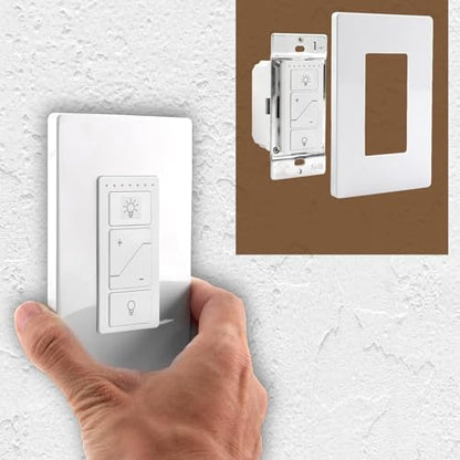 Hummptom Dimmer Switch with Remote Control, Wireless Remote Light Switch, Single Pole Dimmer Light Switch Support 2.4G&5G Compatible with Alexa