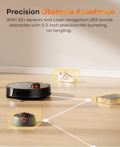 Robot Vacuum and Mop 7000Pa LiDAR Self-Empty Station