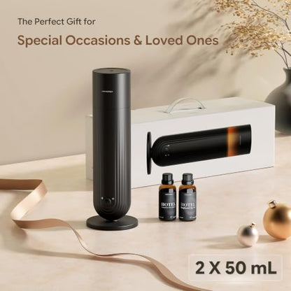 Airversa U1 Smart Hotel Waterless Diffuser with 100mL Oils Kit, Black