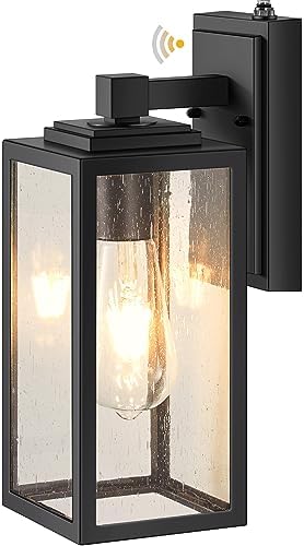 VIANIS Dusk to Dawn Outdoor Porch Lights Wall Mount, Anti-Rust, Waterproof