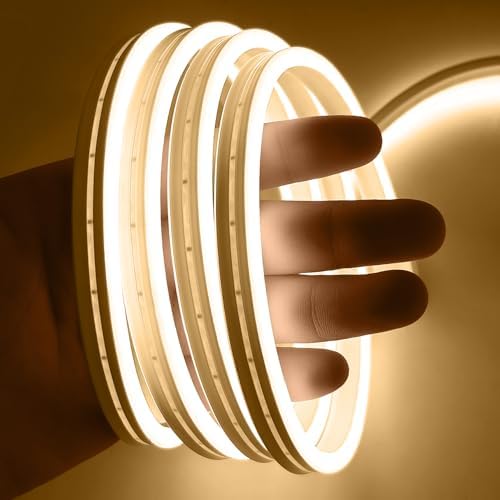 iNextStation 6.56FT 5V USB LED Strip Lights Warm White Neon LED Rope Lights