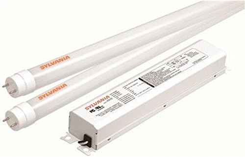 OSRAM SYLVANIA Led Retrofit Kit T8, High Efficacy, 3500K, 24 in., 10 Watt, Includes 1 Lamp and 1 Driver-2477142