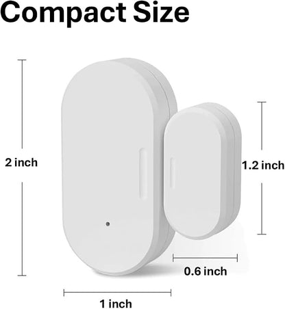 Zigbee Door Window Sensor, Mini Wireless Contact Sensor, Home Automation, Requires Hub, Compatible with Home Assistant, SmartThings, Aeotec, Homey, Hubitat or Echo Devices with Zigbee Hub