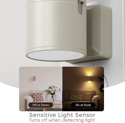 Briignite Night Lights Plug into Wall, Modern LED Night Light Plug in
