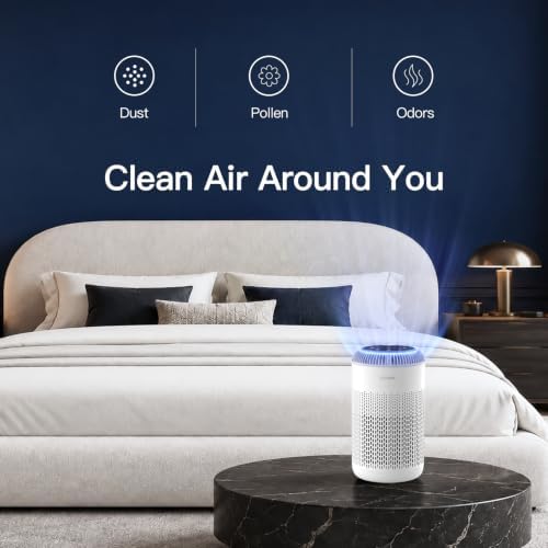 Air Purifiers for Home, Bedroom with Essential Oil Diffuser