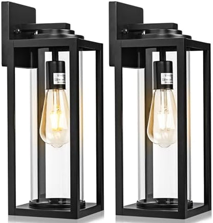 FILIYANO Large Outdoor Wall Lights, 20 Inch,Modern Exterior Fixtures,2 Pack