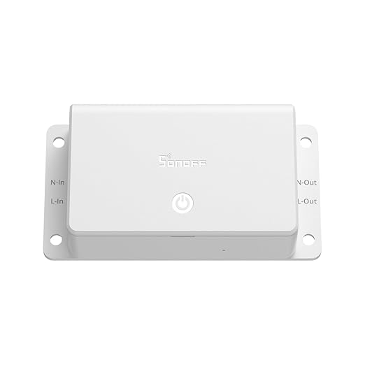 SONOFF Basic-1GS Gen5 Matter Wi-Fi Smart Switch, Needs Neutral Wire, DIY Smart Home Automation Module, Compatible with Apple Home, Alexa & Google Assistant, No Hub Required, White, 4 Pack