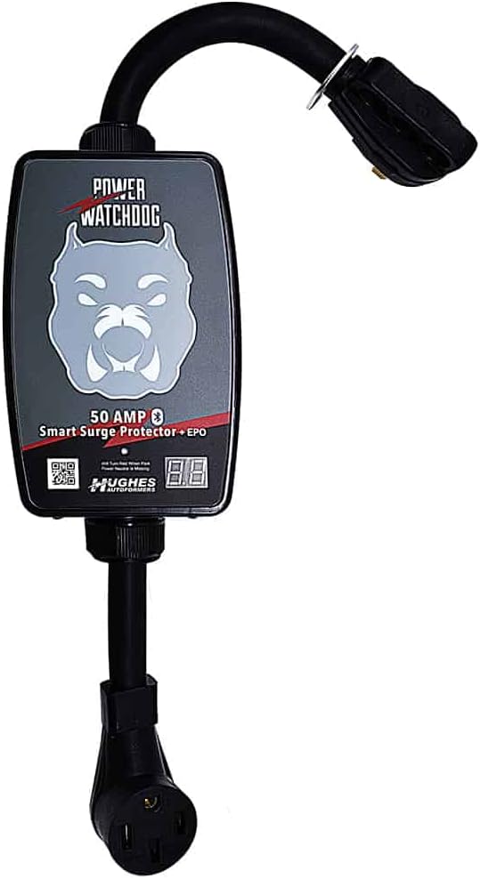 Power Watchdog PWD50EPO Smart RV Surge Protector, 50A, Bluetooth, IP65