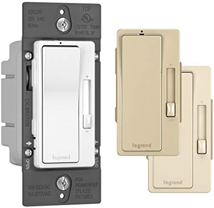 Legrand Radiant 0-10V LED Dimmer Light Switch, Tri-Color, 1-Pack