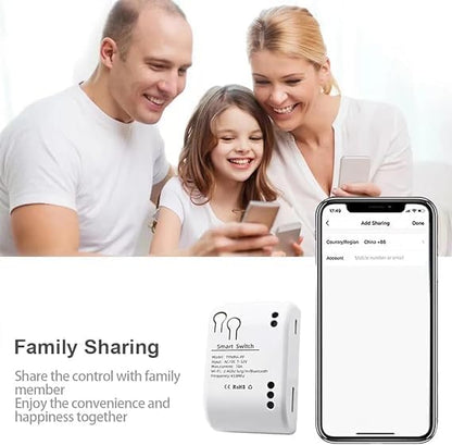 Smart Relay Switch Module, Zigbee WiFi Wireless Garage Door Opener 1CH AC/DC 7-32V/USB 5V Remote Control Switch Dry Contact Momentry Switch Compatible with Alexa and Google Home, White
