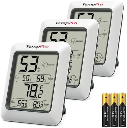 TempPro TempAir Digital Hygrometer Indoor Thermometer Humidity Monitor