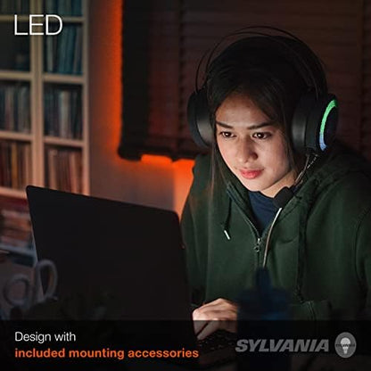 Sylvania LED Mosaic Flexible Light Expansion Kit for Starter Kit with Remote Control, Full Color, 2 2ft RGBW Strips (65483)