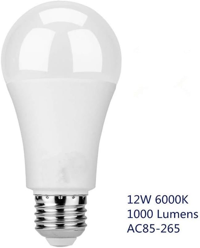 E26 12W Smart Photo Sensor LED Light Bulb 6000K