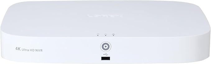 Lorex N843A82 4K 8-Channel 2TB Network Video Recorder (NVR) with Smart Motion Detection, Voice Control and Fusion Capabilities