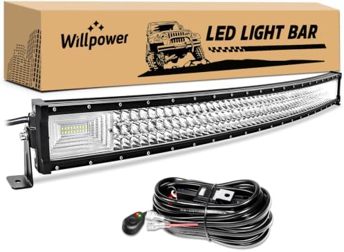 Willpower 52 Inch Curved LED Light Bar 675W Offroad Driving Light