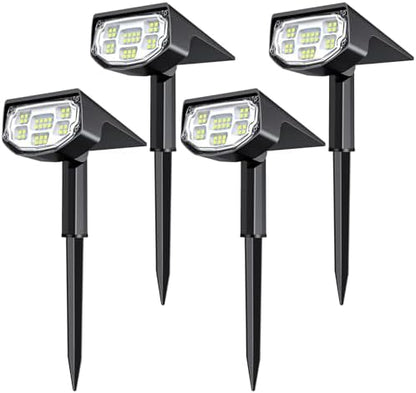AloftSun Solar Spot Lights Outdoor , Solar Lights Outdoor Waterproof