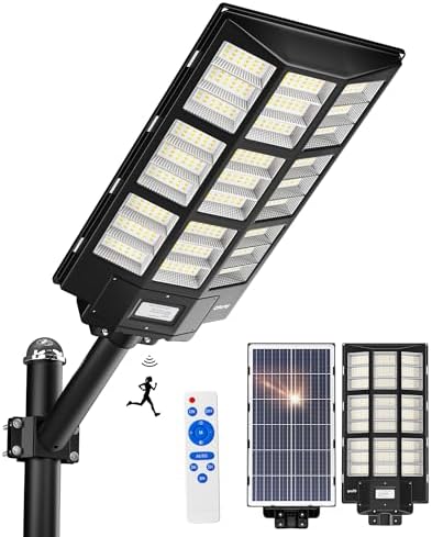 Ofuray Solar Street Lights Outdoor,Of-13000W Commercial Parking Lot Light