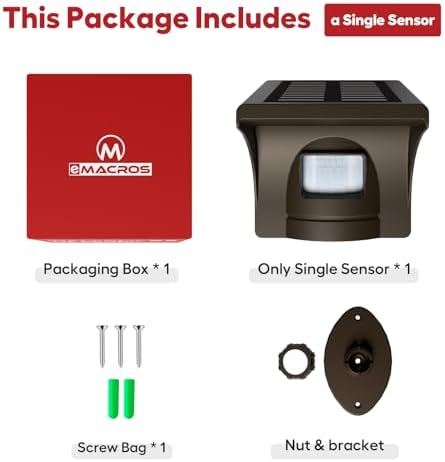eMACROS Solar Sensor ONLY (Base Not Included) - Not for Pre-2022 Versions