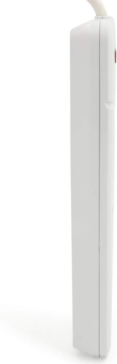 MaxLite Advanced Power Strip with 8 RECEPTACLES and 1350 Joules of Surge Protection,White,APS-8/1350J