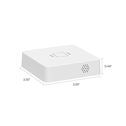 THIRDREALITY Zigbee Vibration Sensor 3 Pack with 110dB Alarm, Zigbee Hub Required,Adjustable Sensitivity, Work with SmartThings, Home Assistant via ZHA/Z2M and Echo Devices with Built-in Zigbee hub