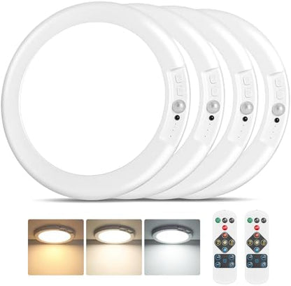 Rechargeable Motion Sensor Ceiling Light, Battery Operated Closet Light