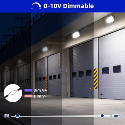 hykolity 120W LED Wall Pack Light with Dusk-to-Dawn Sensor, 12000LM 5000K