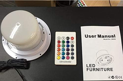 BLUEYE Rechargeable LED Light Bulbs for 16-inch LED Cube, 5V/1A Charger NOT Included, Remote Control, 5W