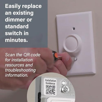 Legrand Radiant 150W LED Dimmer Light Switch 3-Way Rocker Brown 1 Pack