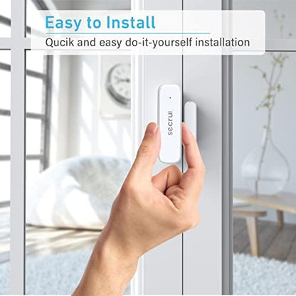 Door Chime, Door Alarm When Opened for Home/Business Office/Bedroom Entering, 3-Sensor + 1-Receiver with 500FT Wireless Range,58 Chimes,5-Volume Level, Entry Alert for Kids/Toddler/Dementia Safety