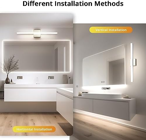 Combuh Lights for Bathroom Vanity Fixtures Above Mirror, Modern Wall Lamp