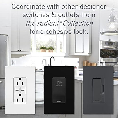 Legrand Radiant 0-10V LED Dimmer Light Switch, Tri-Color, 1-Pack