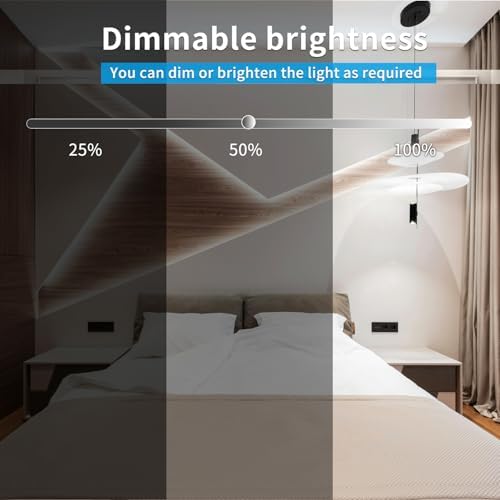 50FT COB LED Strip Lights White Dimmable DC 24V 6000K