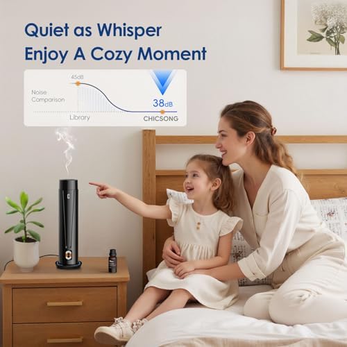 Waterless Scent Diffuser, Essential Oil Diffuser for Home, Office, Hotel