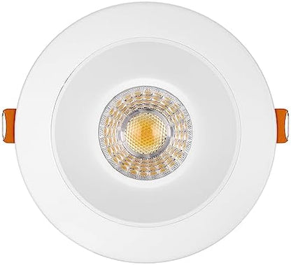 Maxxima 4" Anti-Glare LED Downlight Canless, 1200 Lumens, 5 CCT, White