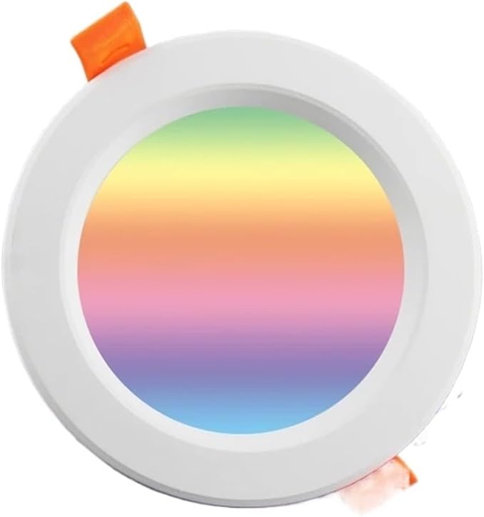 Smart LED Downlight Dimming Round Spot Light 7/10W RGB Color Changing Warm Cool Light(5 Pcs,10W 4.5IN Light_WiFi)