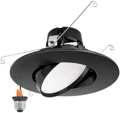 Maxxima 5" & 6" Rotatable LED Retrofit Downlight Gimbal, 1000 Lumens, 5 CCT