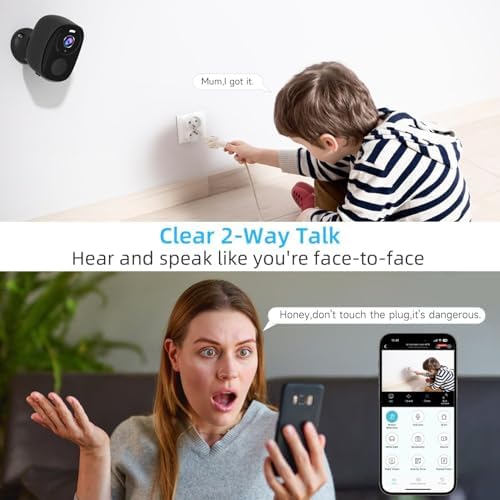 Rraycom Wireless Security Cameras Outdoor 3Pack, 5G/2.4GHz WiFi Cameras