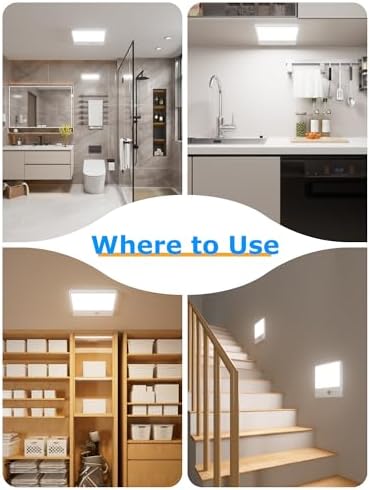 Rechargeable Motion Sensor Ceiling Light with Remote