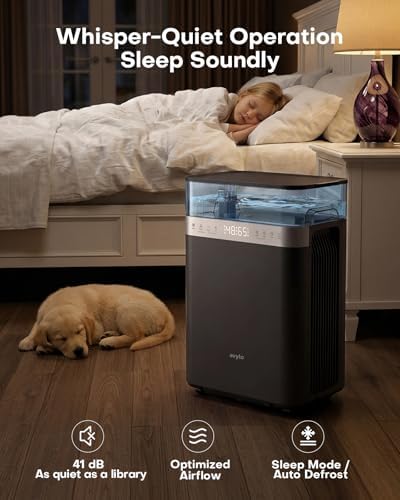 avylo 5000 Sq.Ft Dehumidifier for Basement with Pump and Drain Hose, Max 90 Pint/D, Black