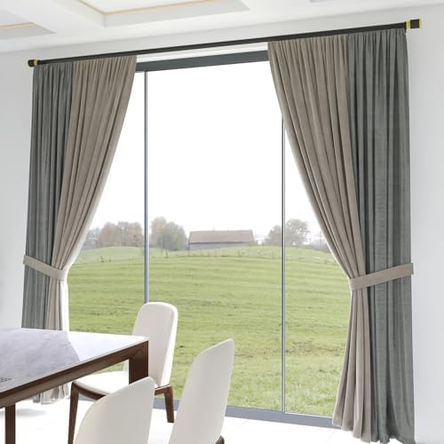 ZSHINE Motorized Curtain Dual Track System (White)