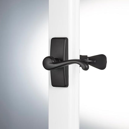 Ideal Security GL Lever Handle Set for Storm Doors and Screen Doors, Storm Door Handle Replacement, Screen Door Handle, Matte Black