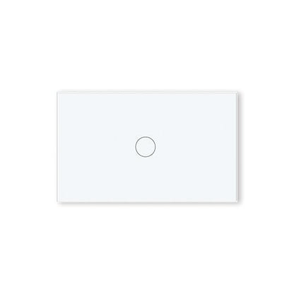 Smart Switch Neutral Wire Optional,APP Control,White 1 Button | 4.65 X 2.83 X 1.34 Inches,Only 2.4GHz Wi-Fi,Voice Control,Work with Tuya/Smart Life/Alexa,Tempered Glass Panel